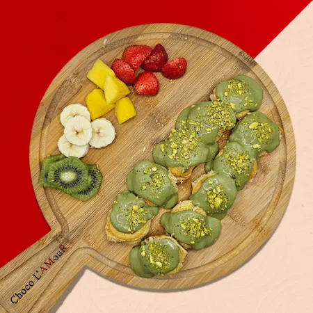 Pistachio Mini Pancakes