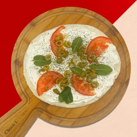 Labneh und Gemüse (vegetarisch)