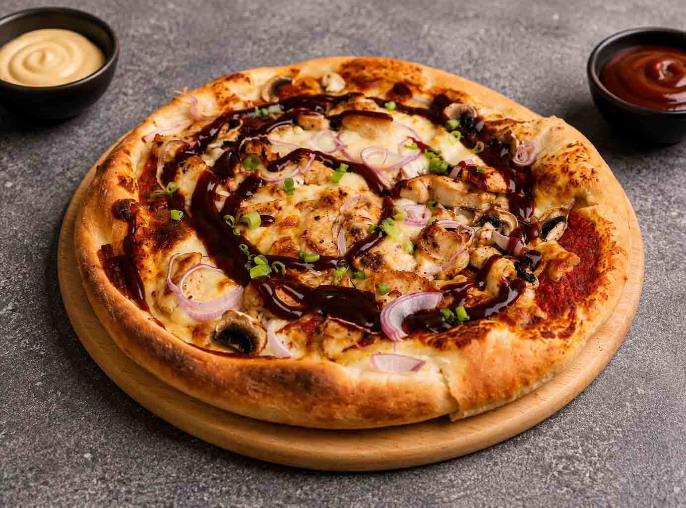 Small BBQ Chicken pizza